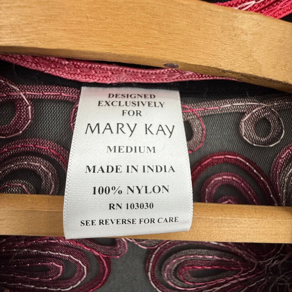 Mary Kay National Sales Director Jacket Embroidered Sheer Mesh Jacket Size Med - Picture 2 of 11